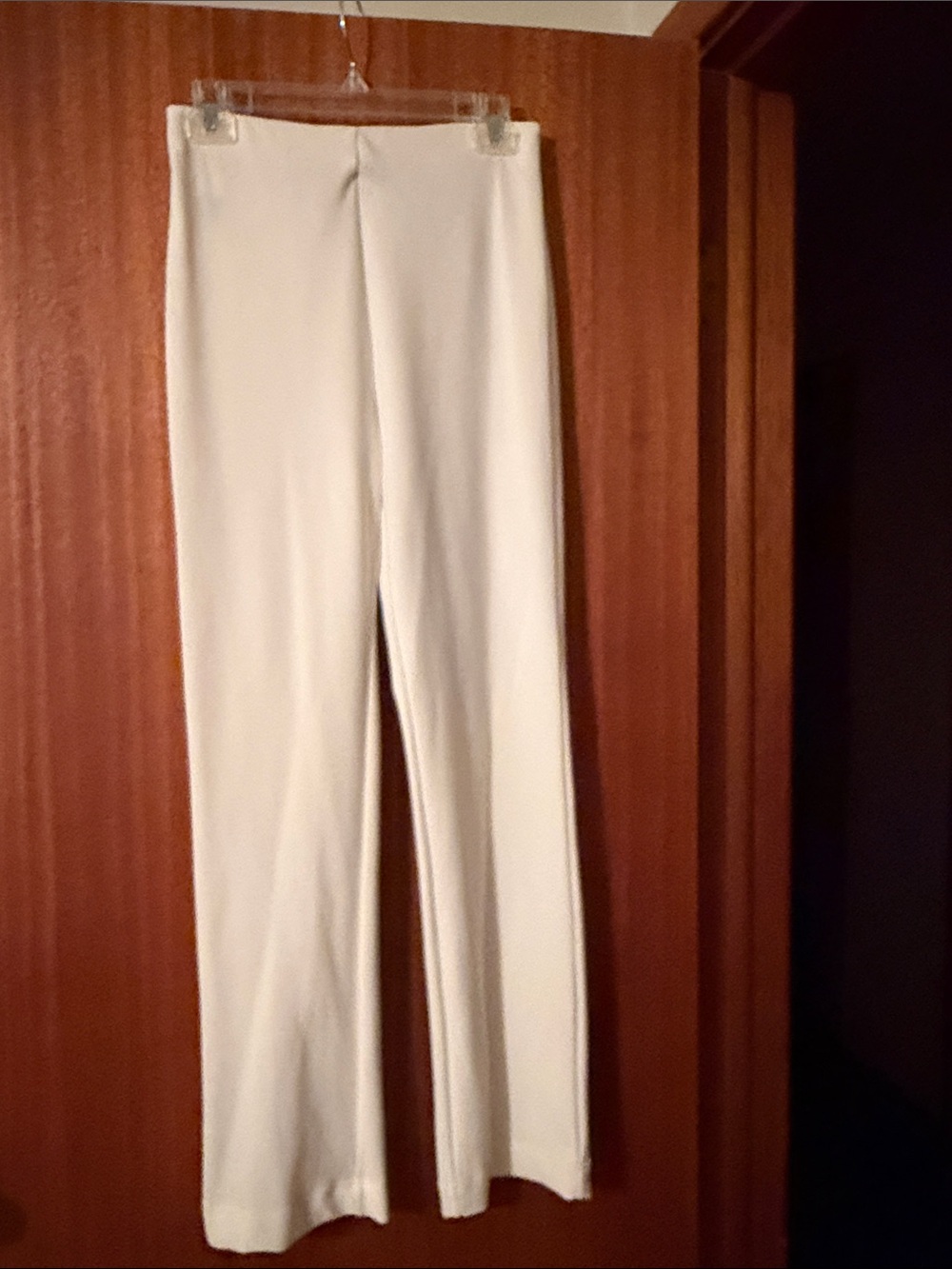 Women's White Stretch Pants